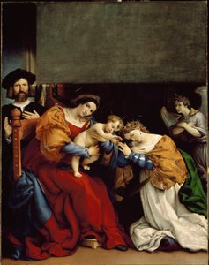 Le Mariage Mystique de Sainte Catherine (1523) - Lorenzo Lotto