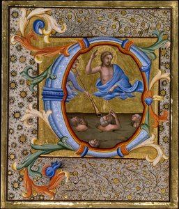 Jugement Dernier dans une Initiale C, vers 1406-7 - Lorenzo Monaco