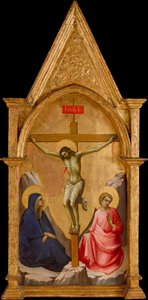 Le Christ crucifié entre la Vierge et Saint Jean l