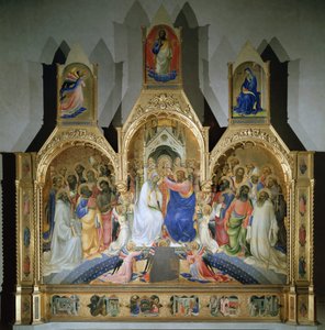Le couronnement de la Vierge - Lorenzo Monaco