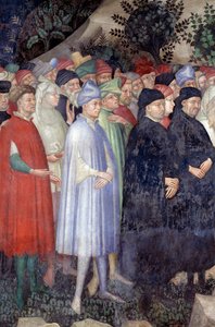 Prédication de Saint Jean-Baptiste (détail) - Lorenzo Salimbeni