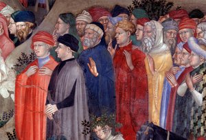 Saint Jean-Baptiste baptisant les foules dans le Jourdain (détail)