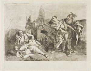 Rinaldo quittant Armida - Lorenzo Tiepolo