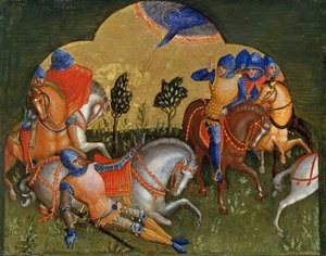 La conversion de Paul, panneau de prédelle, vers 1370 - Lorenzo Veneziano