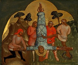 La Crucifixion de Pierre (prédelle), vers 1370