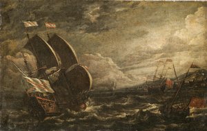 Tempête en mer
