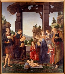 Adoration des bergers - Lorenzo di Credi