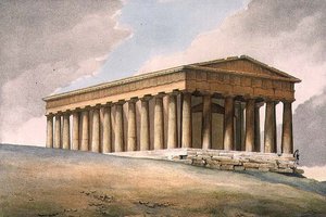 Le temple de Thésée à Athènes - Louis (after) Dupre