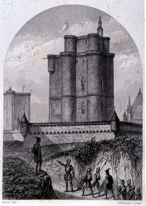 Le Donjon de Vincennes, gravé par Schroeder - Louis (after) Marckl