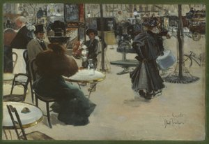 Scène de rue, également connue sous le nom de Terrasse d