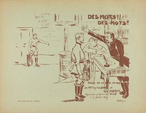 Des mots ! Des mots !, 1896