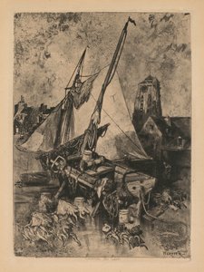Bateaux de pêche, Normandie (Environ de Caen)