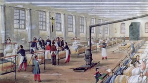 Hôpital militaire du Val-de-Grâce à Paris, 1854 - Louis Amable Crapelet