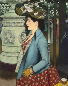 Une femme élégante à l