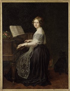 Portrait de la soprano Jenny Lind (1820-1887) - Louis Asher