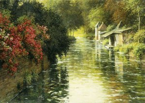 Paysage fluvial français