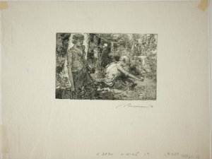 Cueillette du muguet - Louis Auguste Lepère