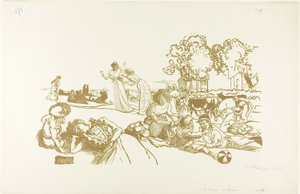 Bucolique moderne - Louis Auguste Lepère