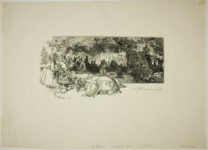 Cantine de la mère Pichard, près de la Gorge aux Loups