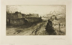 Outside Walls, Porte de Versailles - Louis Auguste Lepère