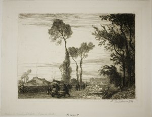 Retour du marché - Louis Auguste Lepère
