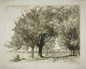 La route vers la briqueterie - Louis Auguste Lepère