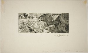 Carrière de grès - Louis Auguste Lepère