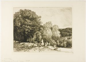 Marche du dimanche - Louis Auguste Lepère