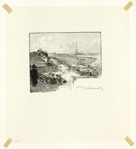 The Dawn, plate fourteen from Le Long de la Seine et des Boulevards - Louis Auguste Lepère