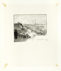 The Dawn, plate fourteen from Le Long de la Seine et des Boulevards - Louis Auguste Lepère