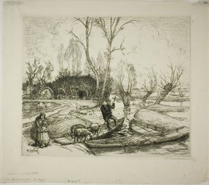 Le Marais inondé : Le berger