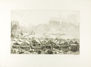 Le grand marché de la pomme - Louis Auguste Lepère