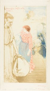 Les blanchisseuses - Louis Auguste Lepère