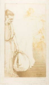 Les blanchisseuses - Louis Auguste Lepère