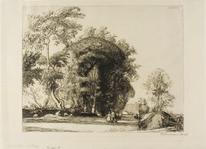La route de Saint-Gilles - Louis Auguste Lepère
