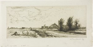 Le petit vacher - Louis Auguste Lepère