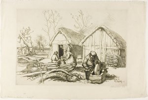 La maison du bûcheron - Louis Auguste Lepère