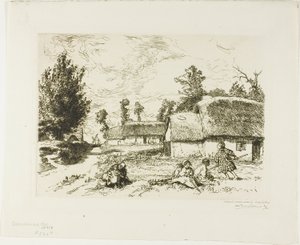 Deux chalets - Louis Auguste Lepère
