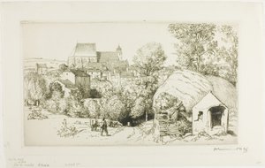 Vue de Verdelot - Louis Auguste Lepère