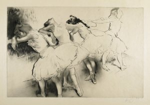 Quatre danseurs au bar - Louis Auguste Mathieu Legrand