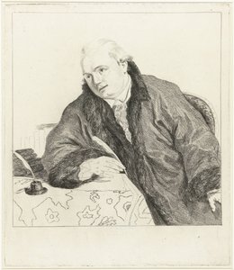 Portrait du compositeur et graveur Johan Antoni Kauclitz Colizzi - Louis Bernard Coclers