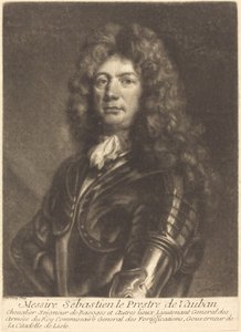 Portrait de M. Sébastien Le Prestre de Vauban - Louis Bernard after François de Troy