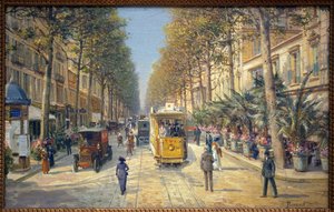 Avenue de la Gare à Nice (actuelle avenue Jean Médecin)
