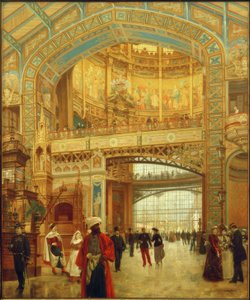 La coupole centrale de la salle des machines à l