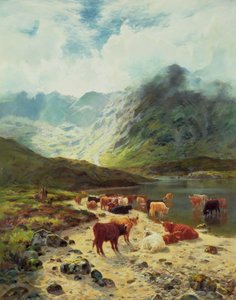 Loch de Ross-shire, 1888 - Louis Bosworth Hurt