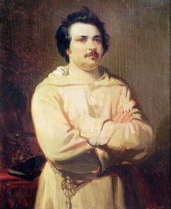 Honoré de Balzac en habit de moine, 1829 - Louis Boulanger