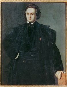 Le poète Victor Hugo jeune ... (peinture sur toile) - Louis Boulanger