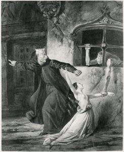 Sachette, Esmeralda et Claude Frollo, illustration de 