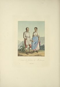 Costumes des Indiens Mechoacan, illustration de 