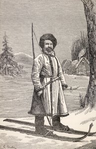 Un natif de Votiak, Russie, de 